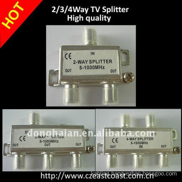 High quality Cable TV Splitter 2/3/4ways